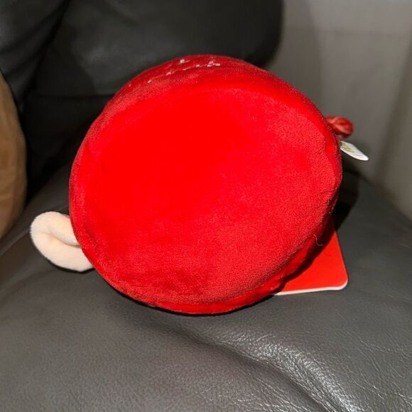 Hallmark Plush Mugs & Kisses Red Gingerbread Candy Squeaky Dog Toy Chews - Picture 7 of 11